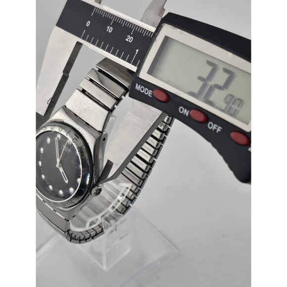 Vintage 1999 Swatch Quartz Watch Irony in-Centric YLS112 New Battery Runs - Picture 10 of 11